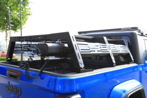 Accessoires <span class=keywords><strong>pour</strong></span> galerie de toit de voiture Accessoire extérieur en <span class=keywords><strong>acier</strong></span> robuste <span class=keywords><strong>pour</strong></span> camionnette avec une capacité supérieure à 100kg - Product Image 4
