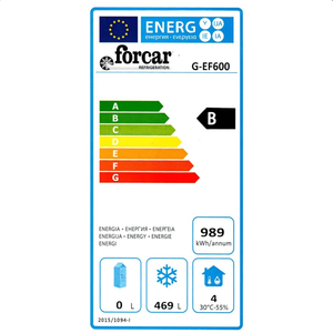 Congelador vertical profesional AFP/EF600 - Product Image 2