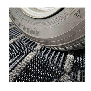 Heavy Duty Non-Slip Outside Door Mat with Boot <b>Brush</b> Scraper Plastic Flooring for <b>Decking</b> - Product Image 6
