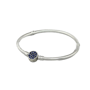 Pulsera de Plata 925 con Circones y Perlas de Agua Dulce, Diseño de Personajes de Dibujos Animados (Calabaza, Coche, Corazón, Corona), Cadena de Serpiente con Cierre de Cadena, Moda - Product Image 6