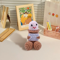 Jouets en peluche faits à la main bon marché Ours en peluche au crochet personnalisé Poupée en crochet Jouet en peluche au crochet