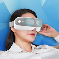 Healthpal haute qualité 4d corée apaisant mini portable chaud petite échelle bluetooth beauté massage des yeux machine portable pour les yeux