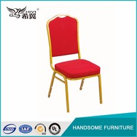 Chaises empilables portables en métal de style chinois Chiavari, design moderne pour usage hôtelier, mobilier commercial durable