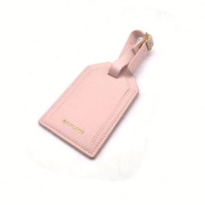 Etiqueta de equipaje de cuero PU para fabricación, tarjeta de información personal, pasaporte, tarjeta de embarque - Product Image 4