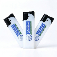 Briquet à flamme jet en plastique résistant à la chaleur 65°C - Rechargeable, coupe-vent, torche de poche pour la vente en gros au Moyen-Orient