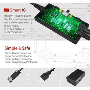 HDTV Kỹ Thuật Số Trong Nhà Khuếch Đại Ăng-ten Truyền Hình Freeview 4K 1080P HD VHF UHF Cho Kênh Địa Phương 130 Dặm Phạm Vi 1.5C-2V AH-LINK - Product Image 3