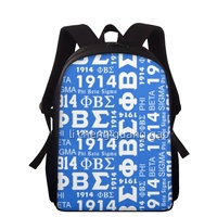 Nouveau sac à dos personnalisé pour femmes de l'Association des sœurs, alphabet grec Phi Beta Sigma, grande capacité, sac à dos de voyage et de sport en plein air