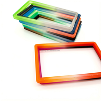 Protège-cartes RFID anti-vol en TPU à paillettes multicolores, 35pt, sans support rigide, antichoc, style clip