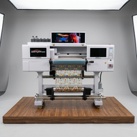 Imprimante jet d'encre UV cylindrique Benlun 2-en-1 avec laminateur 1780 cm pour matériaux souples, DTF rouleau-à-rouleau, étiquettes cristallines et sacs en plastique