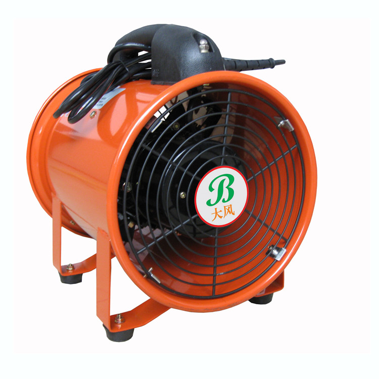 Kipas Blower utilitas portabel, kipas angin silinder, Blower utilitas kecepatan tinggi kebisingan rendah 110V 14 "untuk industri, kipas