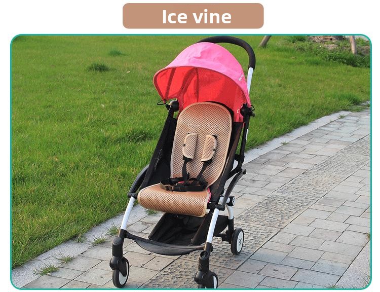 alfombrilla de ratán + funda para cinturón de seguridad