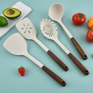 28 Piezas al por Mayor, Accesorios para el Hogar y la Cocina, Utensilios de Cocina Antiadherentes de Silicona con Soporte - Product Image 5