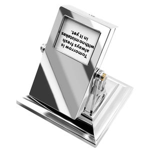 Hoge Kwaliteit Deluxe Metalen Bureau Kalender Custom Logo Draaide Draaibare Fabriek Vervaardigd Op Maat Metalen Ambachten Cadeau - Product Image 3