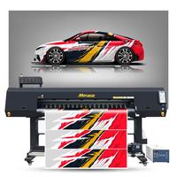 Impresora de Inyección de Tinta UV de Rollo a Rollo Mimage de 1.8 m (6 Pies), Impresora de Pancartas con Película CMYK W V, Material de Publicidad para Interiores y Exteriores, Plotter