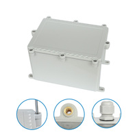 188*130*110mm extérieur PC/ABS boîtier de jonction en plastique flamme Eetardant alimentation IP68 Silicone scellé étanche boîte de connexion