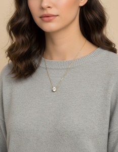 2025 moda venta al por mayor alta calidad 18K chapado en <span class=keywords><strong>oro</strong></span> S925 plata esterlina Zirconia cúbica comprar Zirconia collar diseños - Product Image 3