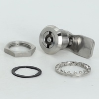 Loquet à compression à quart de tour Aisi 304, étanche IP65, résistant à la poussière et aux vibrations, pour armoire industrielle