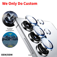 Protection d'objectif de caméra OEM personnalisée avec logo, type « Eagle Eye », pour Samsung Galaxy S26 Series, couverture intégrale 9H, anti-rayures, anti-traces de doigts