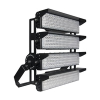 Éclairage LED à mât haut 150 lm/W 200W 1440W IP65 pour stades extérieurs, CRI 80 30 90, angle de faisceau