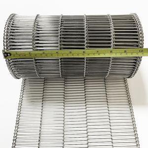 Sesuaikan sabuk konveyor Enrober baja tahan karat 304 untuk lapisan coklat donat di pabrik makanan - Product Image 5