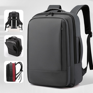 AI-MICH Good Quality Outdoor Casual Sports Travel Men Custom logo Gift Leather Bags Luxury Promotional Backpack for Business