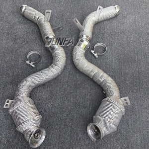 Pour Mercedes-Benz <span class=keywords><strong>AMG</strong></span> GT63 <span class=keywords><strong>GT63S</strong></span> Coupé 4 Portes X290 Moteur M177 4.0T 2018+ Tuyau de Descente de Compétition - Product Image 5