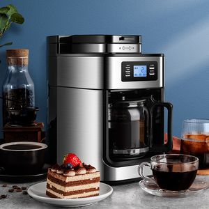 Machine à café à <span class=keywords><strong>filtre</strong></span> automatique numérique de style américain en gros <span class=keywords><strong>avec</strong></span> moulin à café - Product Image 3