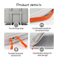 Étui pour ordinateur portable en néoprène écologique à coque rigide moderne pour Macbook Air Pro 14 pouces Sac de transport de voyage