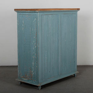 ตู้ไม้ห้องนั่งเล่นห้องนั่งเล่นสไตล์วินเทจสีฟ้าสไตล์จีน - Product Image 5