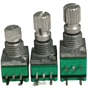High Quality Yh Factory Sound Power Amplifier 9mm Vertical Pcb Mount Potentiometer With Push Switch
