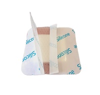 Pansement en silicone stérile absorbant Dimora rose/bleu, pansement adhésif en mousse imperméable, consommables médicaux CE