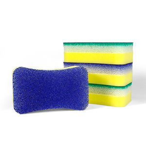 <span class=keywords><strong>Spugna</strong></span> per Lavaggio Piatti a Doppio Strato con Filtro Adesivo Gradiente, Schiuma Ricca e Assorbente per Cucina - Product Image 1
