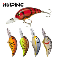 Leurre de pêche Mini Crankbaits 43mm 5g, appât Minnow Wobbler, leurres de pêche pour poissons, leurres durs pour brochet, leurres de surface pour truite