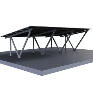 10KW systèmes de <span class=keywords><strong>carport</strong></span> solaires en <span class=keywords><strong>aluminium</strong></span> léger carports solaires pour parking port de voiture PV - Product Image 2