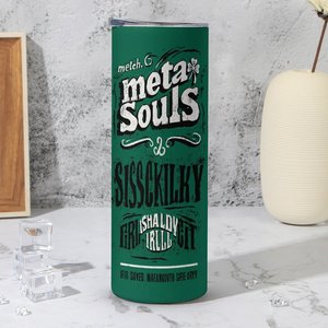 Vaso Térmico de Acero Inoxidable Meta Souls Sisskilky de 20 oz, Aislado al Vacío, con Logotipo Personalizado, para Uso en Todas las Estaciones - Product Image 4
