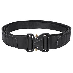 Ceinture tactique durable et élégante à double couche avec système Molle à dégagement rapide, design tressé en nylon pour étuis de vente en gros - Product Image 1