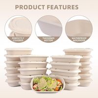 Assiettes et plateaux jetables en bagasse de canne à sucre, compostables, écologiques, recyclables, résistants à la graisse et à l'eau, de qualité alimentaire, pour biscuits et bonbons
