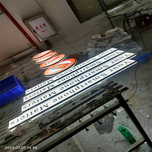 Letrero LED de negocios, señalización interior personalizada, letrero LED acrílico retroiluminado y con iluminación frontal para taller de reparación de teléfonos móviles - Product Image 2
