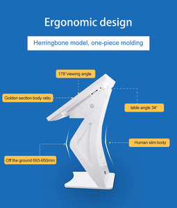 Biaopai 22inch ứng dụng trong nhà màn hình điện dung tự dịch vụ thông tin kiosk - Product Image 4