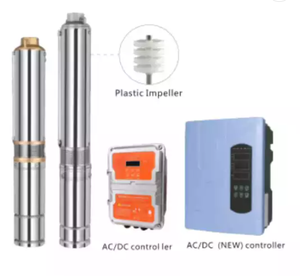 2HP 1.5KW AC/DC pompa solare per pozzi profondi pompa ad acqua sommergibile per l'irrigazione agricola con 2 pollici di uscita - Product Image 2