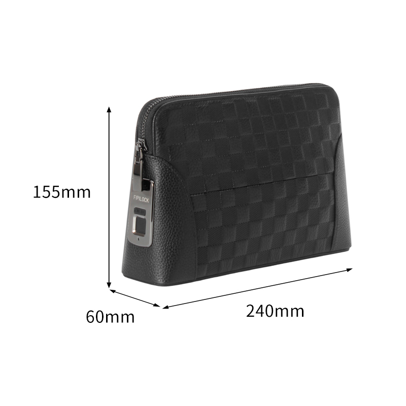 Custom Fingerprint Lock Luxury Leather Business