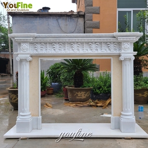 <span class=keywords><strong>Chimenea</strong></span> de Esquina de Mármol para Interiores YOUFINE, Diseño Exquisito para el Hogar - Product Image 3
