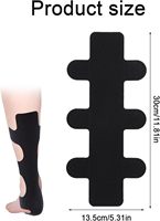 Bande de kinésiologie prédécoupée, élastique, pour le sport, pour la cheville, le talon et les ligaments, pour le soutien musculaire