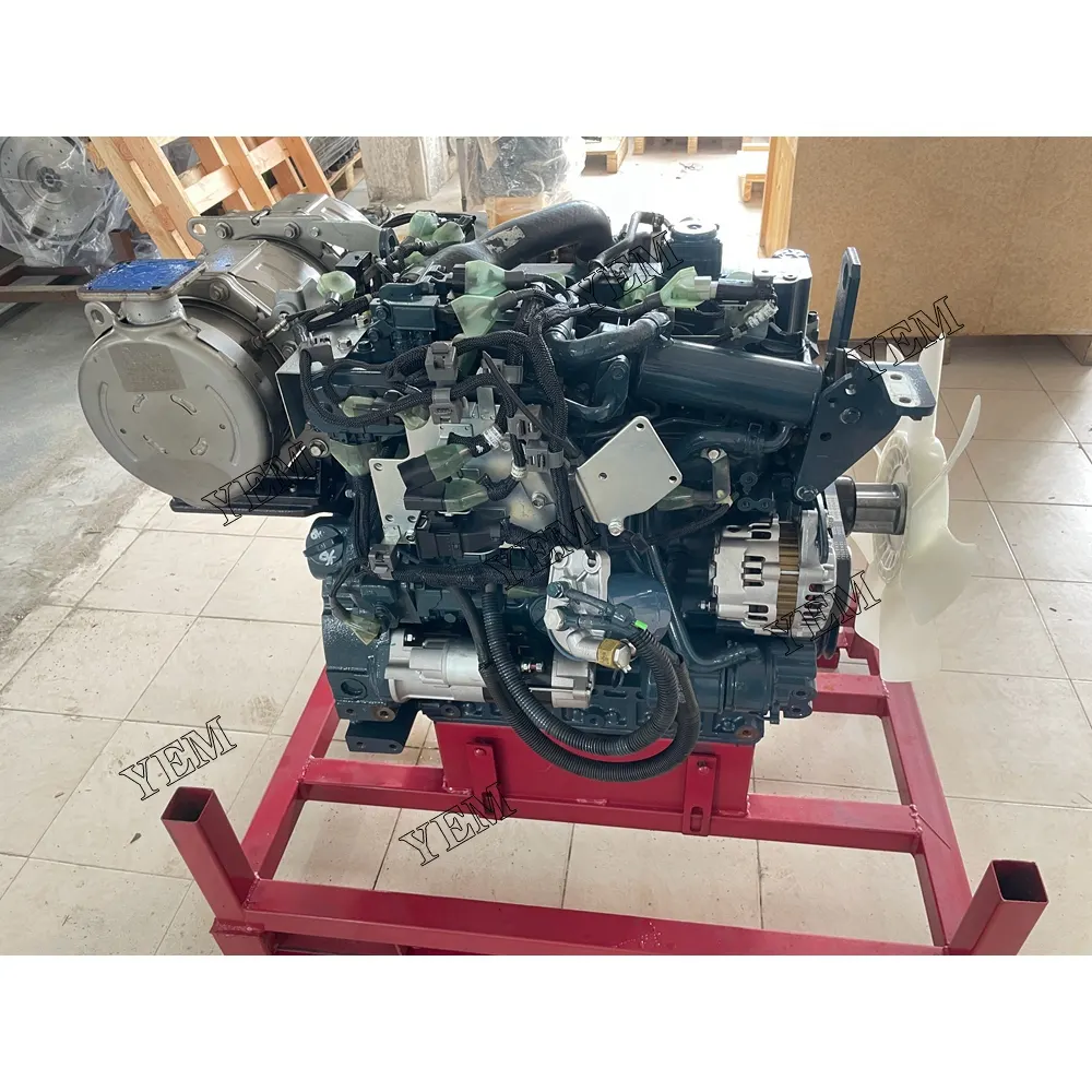 Pour moteur d'excavatrice Kubota V3307 V3307T moteur Diesel V3307-CR-T assemblage complet de moteur