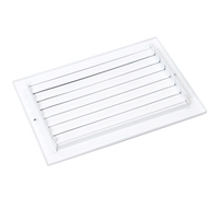 Diffuseur de sol carré moderne pour système de climatisation extérieur, grille de filtre de retour en plastique et acier pour entrepôt, salon