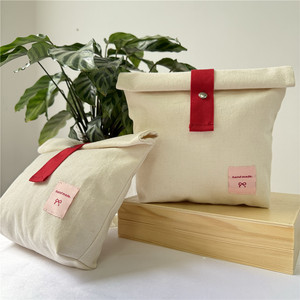 Bolsa de Almacenamiento de Cosméticos de Algodón de Lujo de Fábrica Chuanghua, Funda Protectora de Polvo con Etiqueta Tejida, Embalaje de Algodón Tipo Sobre, ¡Gran Venta! - Product Image 5