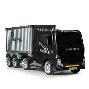 子供用電動ペダル式プラスチック製ライドオンおもちゃ大型トラックヘッドバンド柄コンテナ男の子用女の子用リモコン付き - Product Image 4