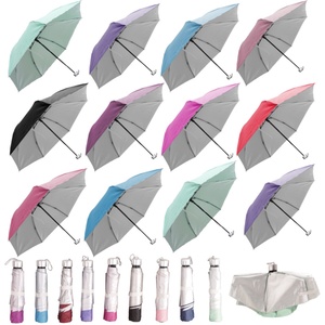 24 Pack Business Gifts Modern Manual Three-folding Straight <b>Umbrella</b> Bulk Customized Color Portable Travel Mini Rain <b>Windproof</b> - Product Image 1