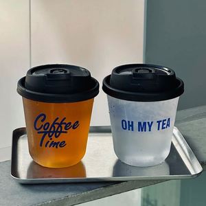 แก้วพลาสติก PET รูปตัวยู ขนาด 10oz/12oz/14oz/16oz สำหรับใส่ชา นม กาแฟเย็น  พร้อมฝาปิด  รับทำโลโก้ตามสั่ง - Product Image 2