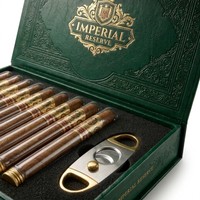 Boîte d'emballage de luxe écologique personnalisée à fermeture magnétique rigide avec papier texturé doré pour le rangement et la présentation de cigares